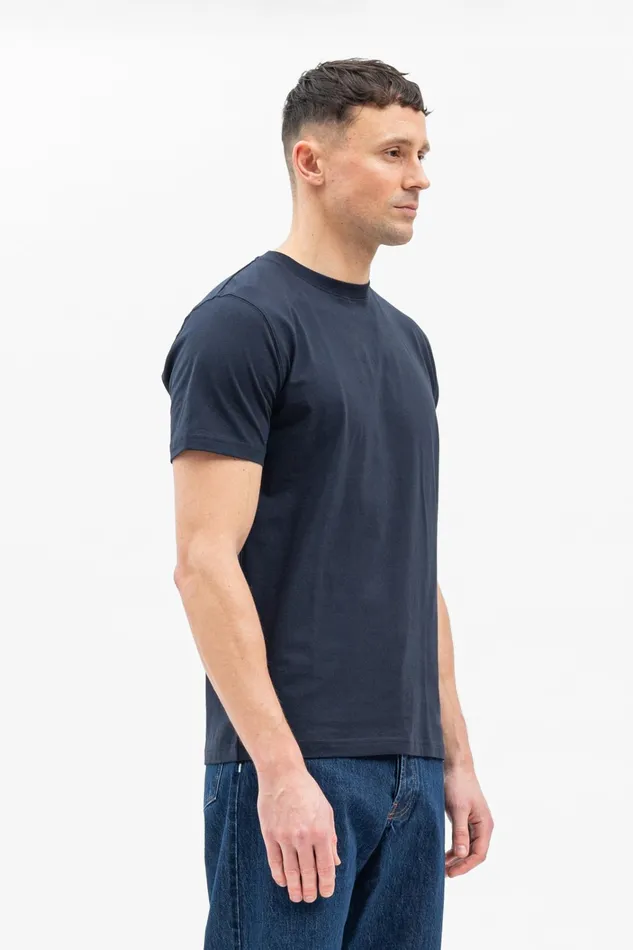 Men Niels Standard Tshirt Dark Navy Norse Projects TShirts