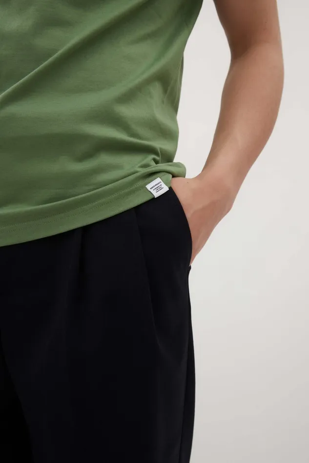 Men Niels Standard Tshirt Linden Green Norse Projects TShirts