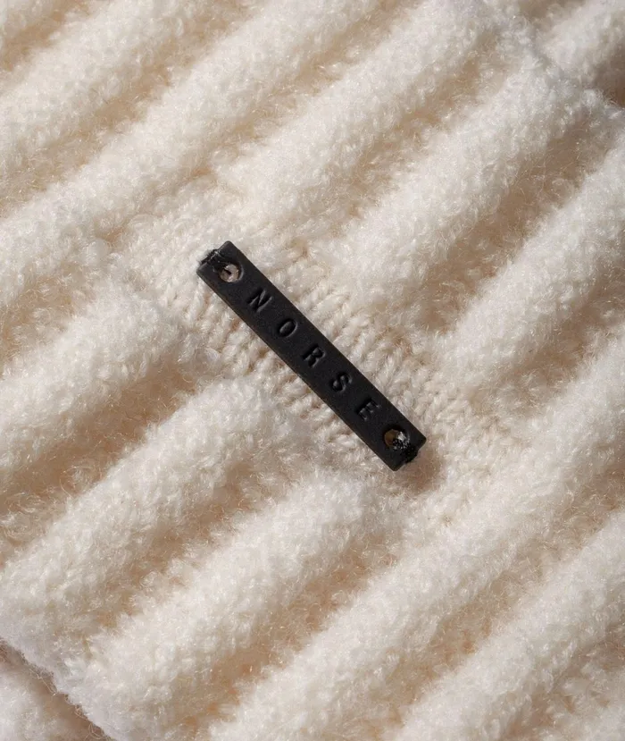 Men Norse Top Tech Merino Beanie Charcoal Melange Norse Projects Beanies