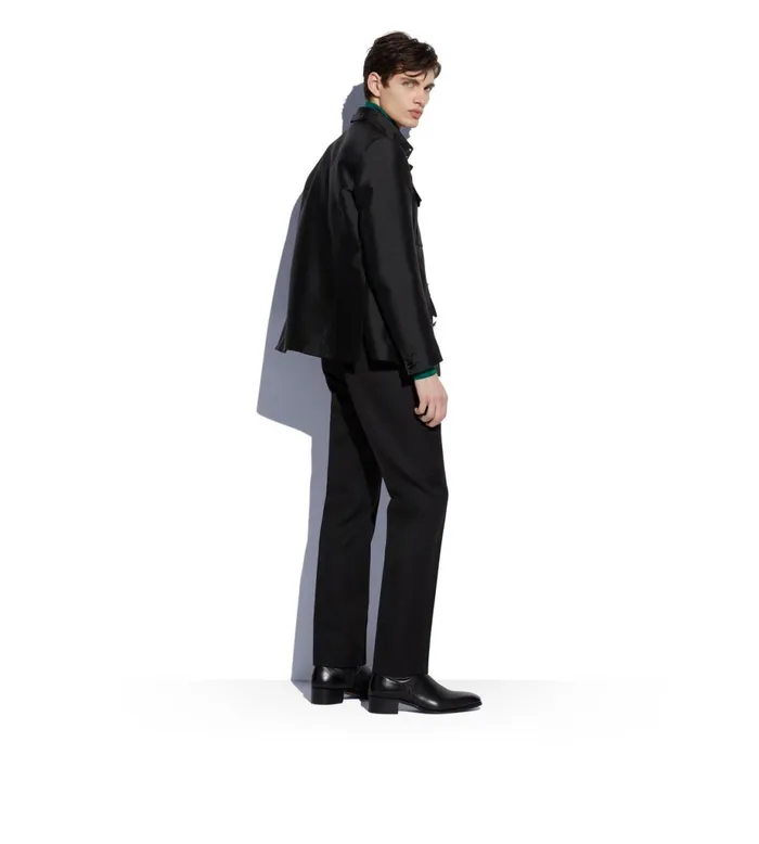 Men Pants and Shorts Tom Ford Whipcord Atticus Trouser Black Men Pants and Shorts Tom Ford Whipcord Atticus Trouser Black