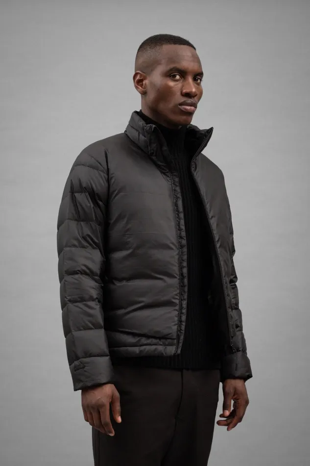 Men Pasmo Rip Down Jacket Black Norse Projects Outerwear