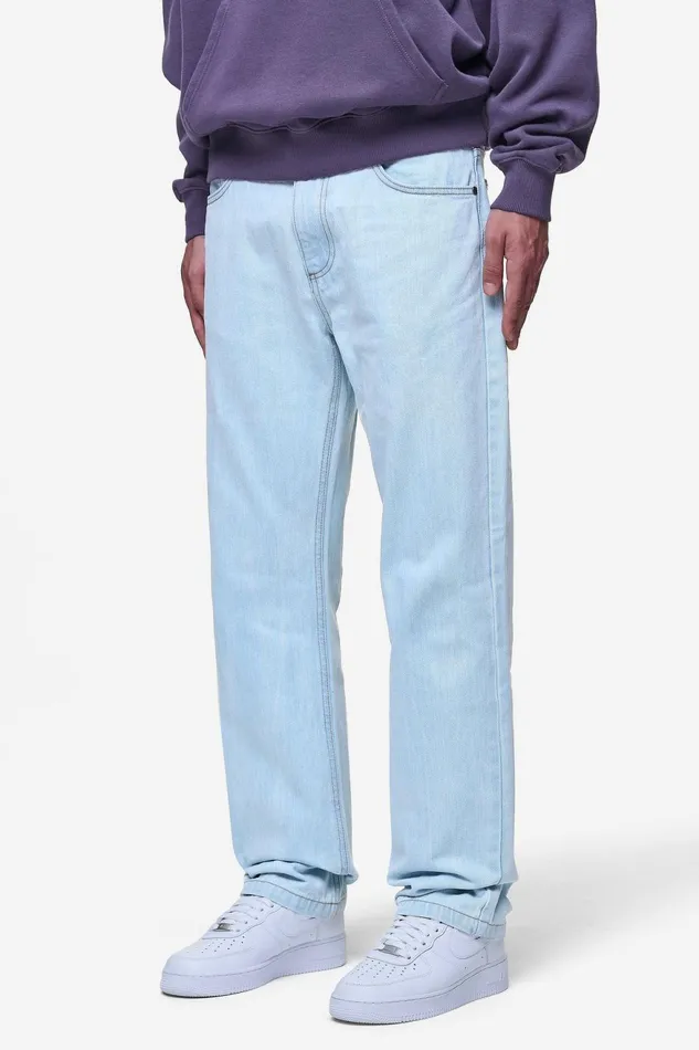 Men Pegador Basic Bottoms Baures Straight Jeans Washed Cold Blue Men Pegador Basic Bottoms Baures Straight Jeans Washed Cold Blue