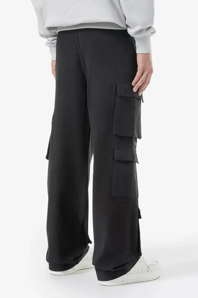 Men Pegador Cargos Garnet Wide Cargo Pants Black Men Pegador Cargos Garnet Wide Cargo Pants Black