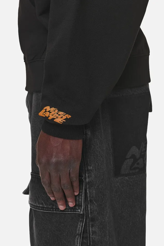 Men Pegador Hoodies Astor Boxy Sweat Jacket Washed Black Men Pegador Hoodies Astor Boxy Sweat Jacket Washed Black