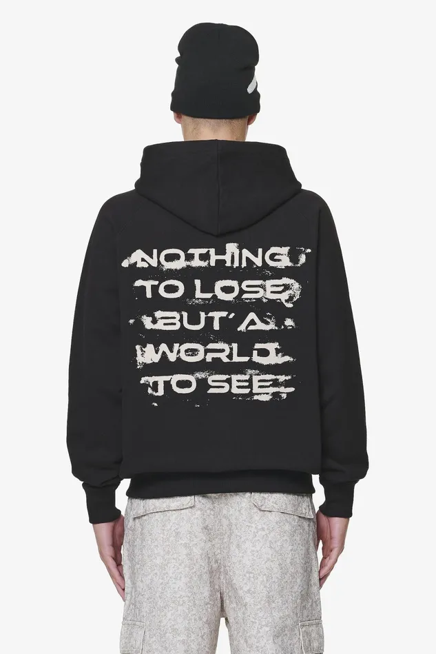Men Pegador Hoodies Condor Raglan Sweat Jacket Black
