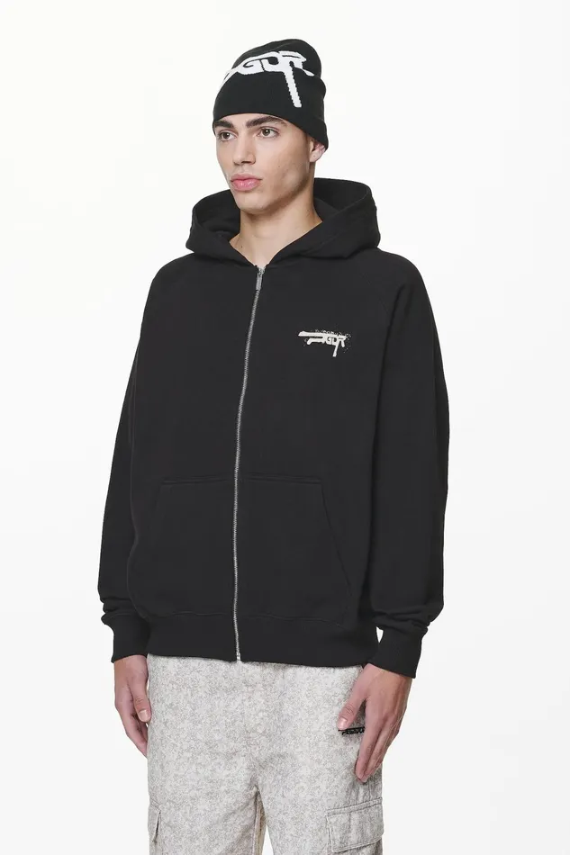 Men Pegador Hoodies Condor Raglan Sweat Jacket Black Men Pegador Hoodies Condor Raglan Sweat Jacket Black