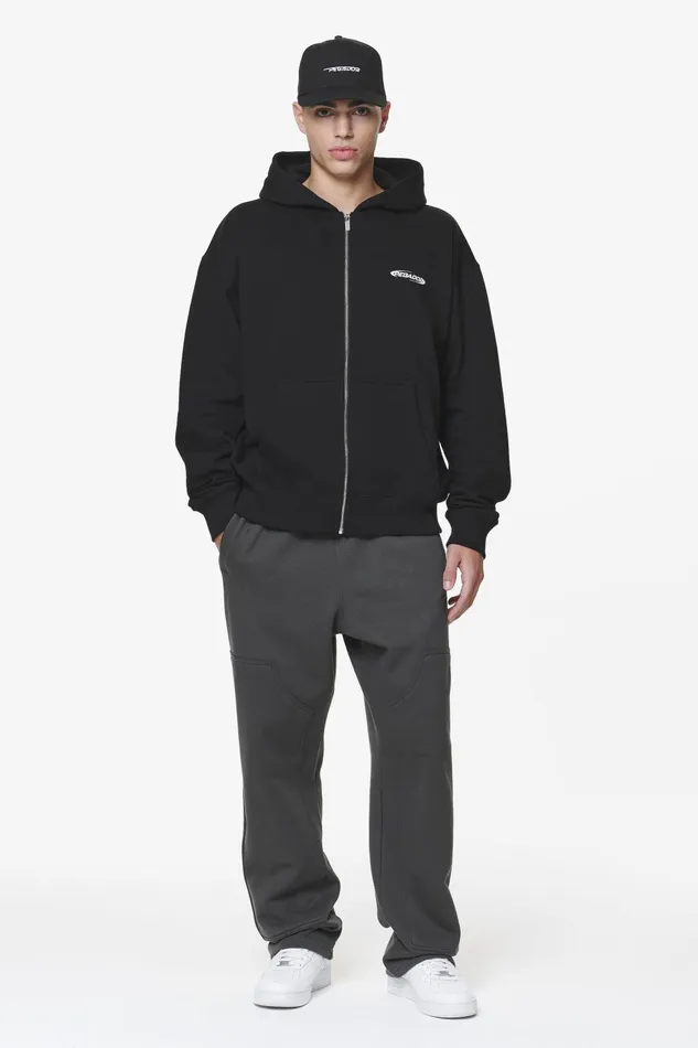 Men Pegador Hoodies Crail Oversized Sweat Jacket Black Men Pegador Hoodies Crail Oversized Sweat Jacket Black