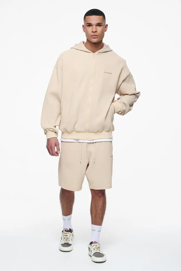 Men Pegador Hoodies Primo Plissee Jacket Unbleached Men Pegador Hoodies Primo Plissee Jacket Unbleached