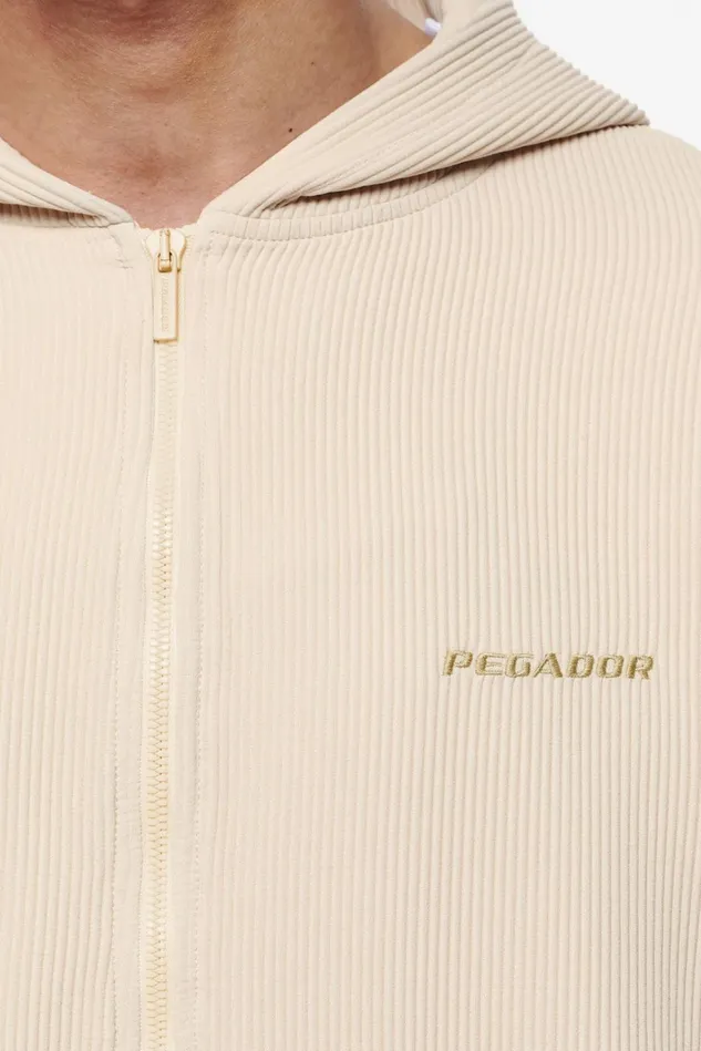 Men Pegador Hoodies Primo Plissee Jacket Unbleached Men Pegador Hoodies Primo Plissee Jacket Unbleached
