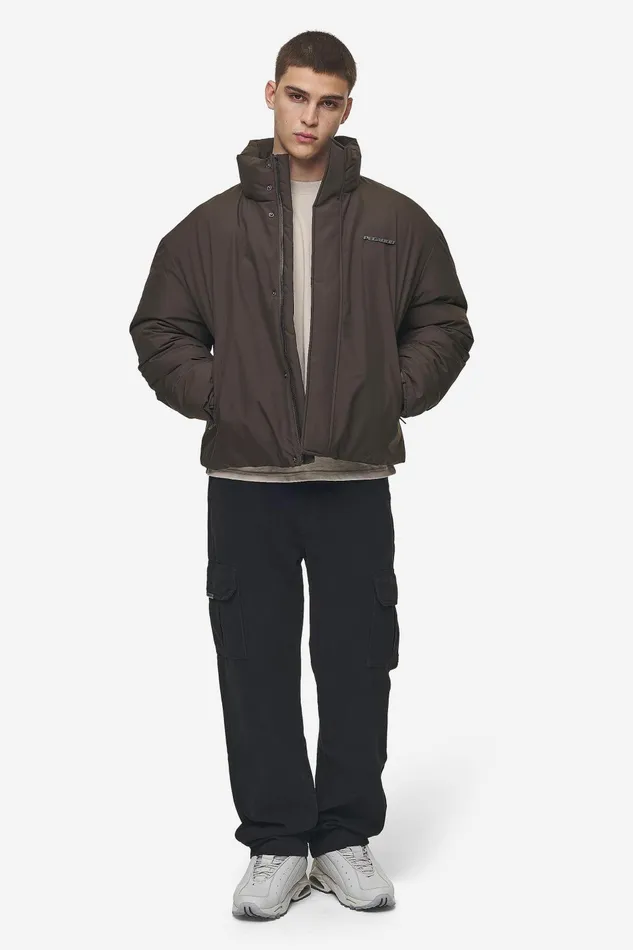 Men Pegador Jacken Lavoy Cropped Boxy Puffer Jacket Dark Brown Men Pegador Jacken Lavoy Cropped Boxy Puffer Jacket Dark Brown