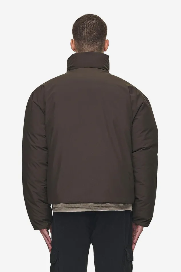 Men Pegador Jacken Lavoy Cropped Boxy Puffer Jacket Dark Brown Men Pegador Jacken Lavoy Cropped Boxy Puffer Jacket Dark Brown