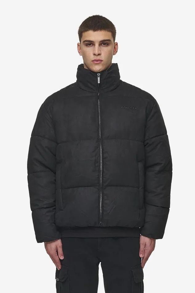 Men Pegador Jacken Sidan Velour Puffer Jacket Black Men Pegador Jacken Sidan Velour Puffer Jacket Black