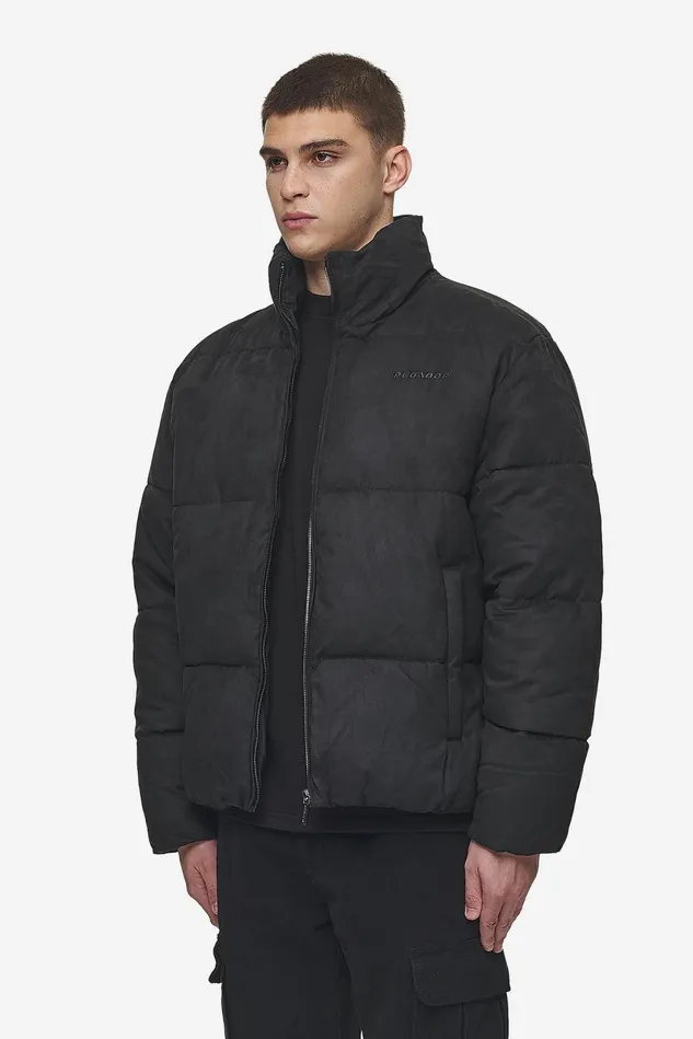 Men Pegador Jacken Sidan Velour Puffer Jacket Black Men Pegador Jacken Sidan Velour Puffer Jacket Black