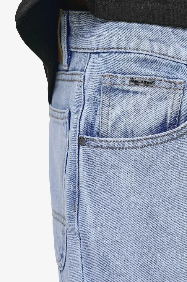 Men Pegador Jeans Daule Baggy Workwear Jeans Washed Light Blue Men Pegador Jeans Daule Baggy Workwear Jeans Washed Light Blue