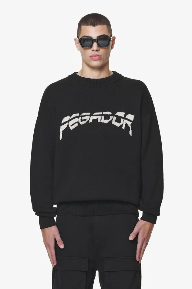 Men Pegador Knitwear Elaine Knit Sweater Black