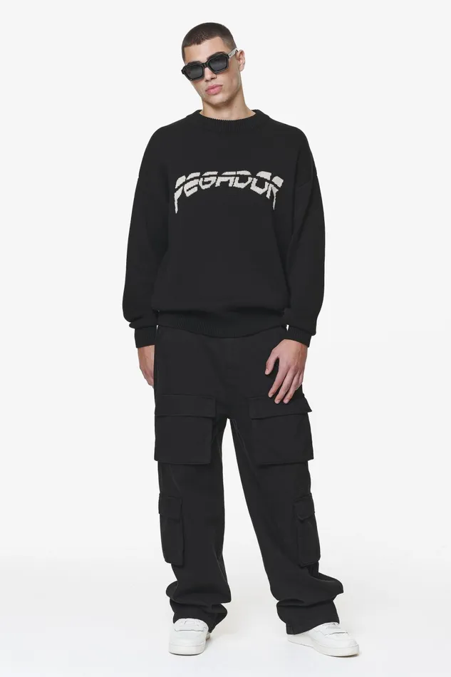 Men Pegador Knitwear Elaine Knit Sweater Black Men Pegador Knitwear Elaine Knit Sweater Black