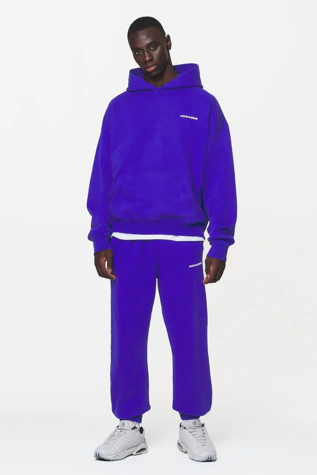 Men Pegador Pants and Joggers Logo Heavy Sweat Jogger Washed Endless Blue Gum Men Pegador Pants and Joggers Logo Heavy Sweat Jogger Washed Endless Blue Gum