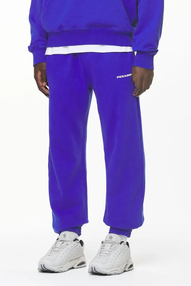 Men Pegador Pants and Joggers Logo Heavy Sweat Jogger Washed Endless Blue Gum Men Pegador Pants and Joggers Logo Heavy Sweat Jogger Washed Endless Blue Gum