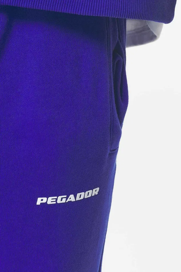 Men Pegador Pants and Joggers Logo Heavy Sweat Jogger Washed Endless Blue Gum Men Pegador Pants and Joggers Logo Heavy Sweat Jogger Washed Endless Blue Gum