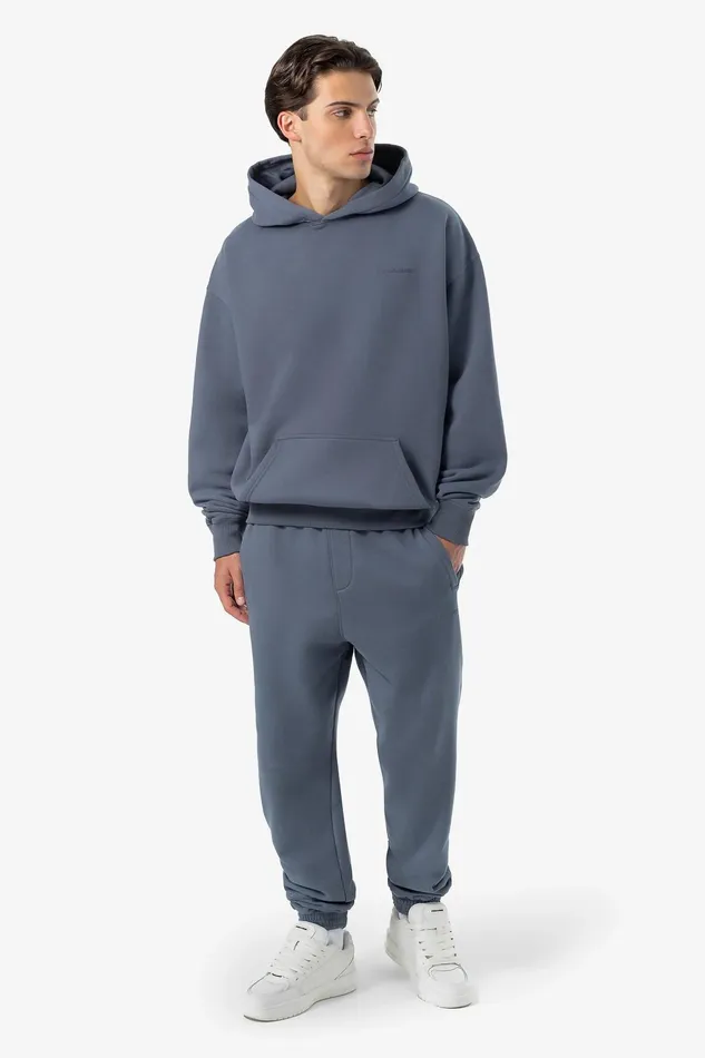 Men Pegador Pants and Joggers Logo Heavy Sweat Jogger Washed Shadow Blue Gum Men Pegador Pants and Joggers Logo Heavy Sweat Jogger Washed Shadow Blue Gum