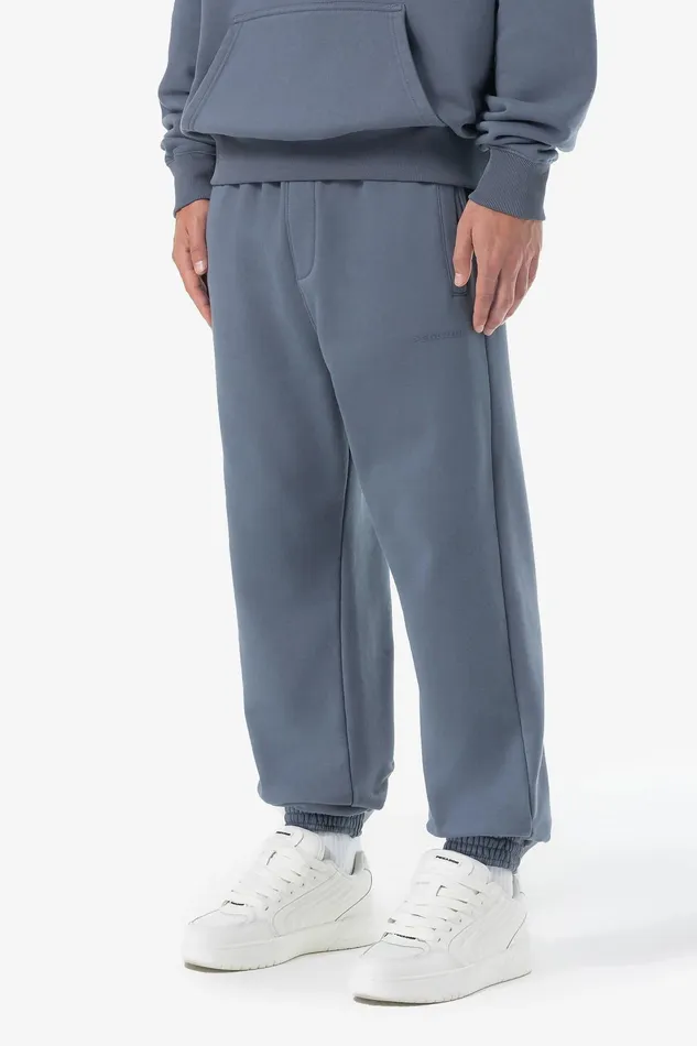 Men Pegador Pants and Joggers Logo Heavy Sweat Jogger Washed Shadow Blue Gum Men Pegador Pants and Joggers Logo Heavy Sweat Jogger Washed Shadow Blue Gum