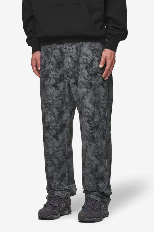 Men Pegador Pants and Joggers Rector Wide Pants Anthracite Black Men Pegador Pants and Joggers Rector Wide Pants Anthracite Black