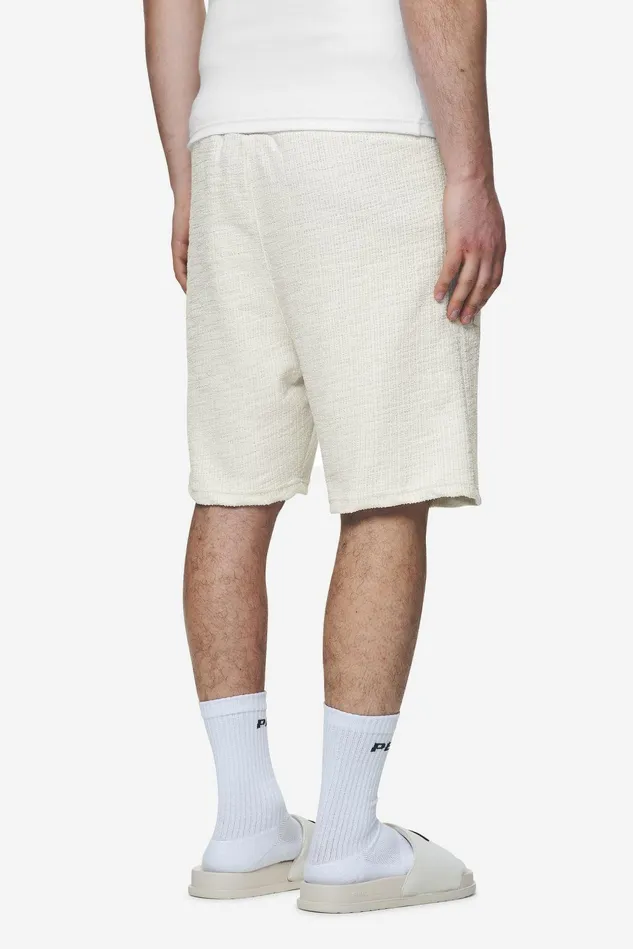 Men Pegador Shorts Libco Structured Knit Shorts Salty Cream Men Pegador Shorts Libco Structured Knit Shorts Salty Cream