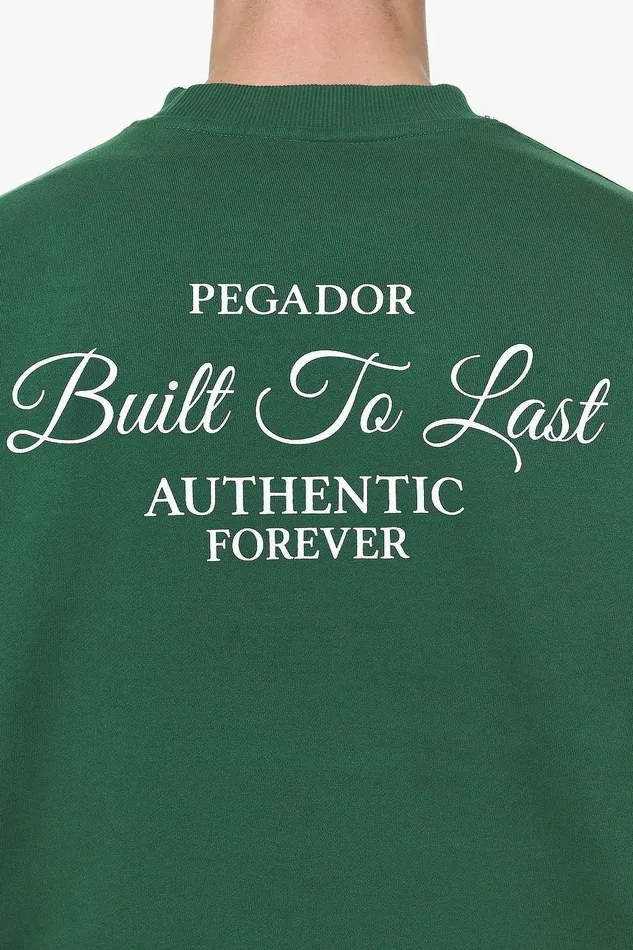 Men Pegador Sweaters Tavery Oversized Sweater Vintage Washed British Green Men Pegador Sweaters Tavery Oversized Sweater Vintage Washed British Green