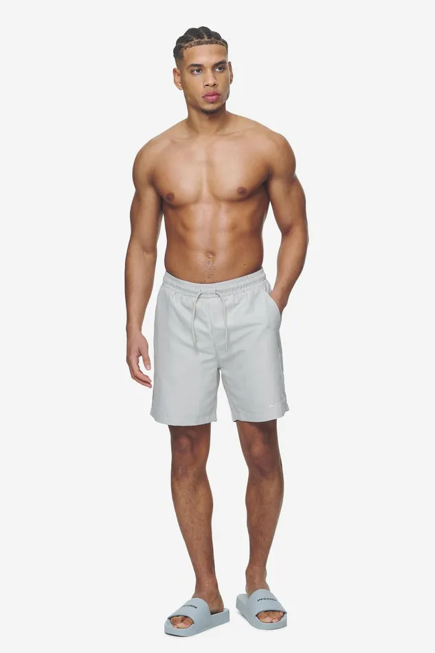 Men Pegador Swim Shorts Logo Swim Shorts Pearl Grey Men Pegador Swim Shorts Logo Swim Shorts Pearl Grey