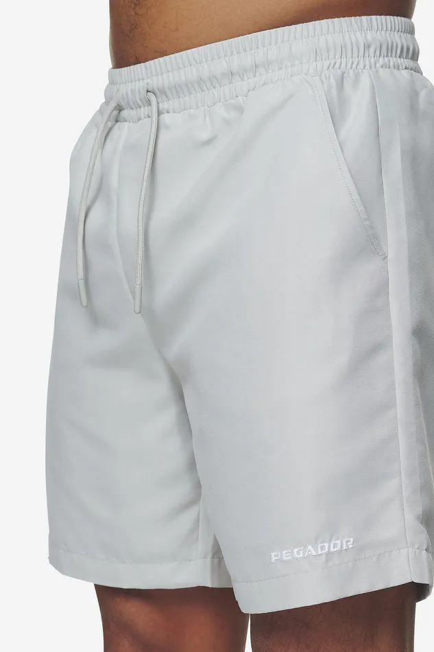 Men Pegador Swim Shorts Logo Swim Shorts Pearl Grey Men Pegador Swim Shorts Logo Swim Shorts Pearl Grey
