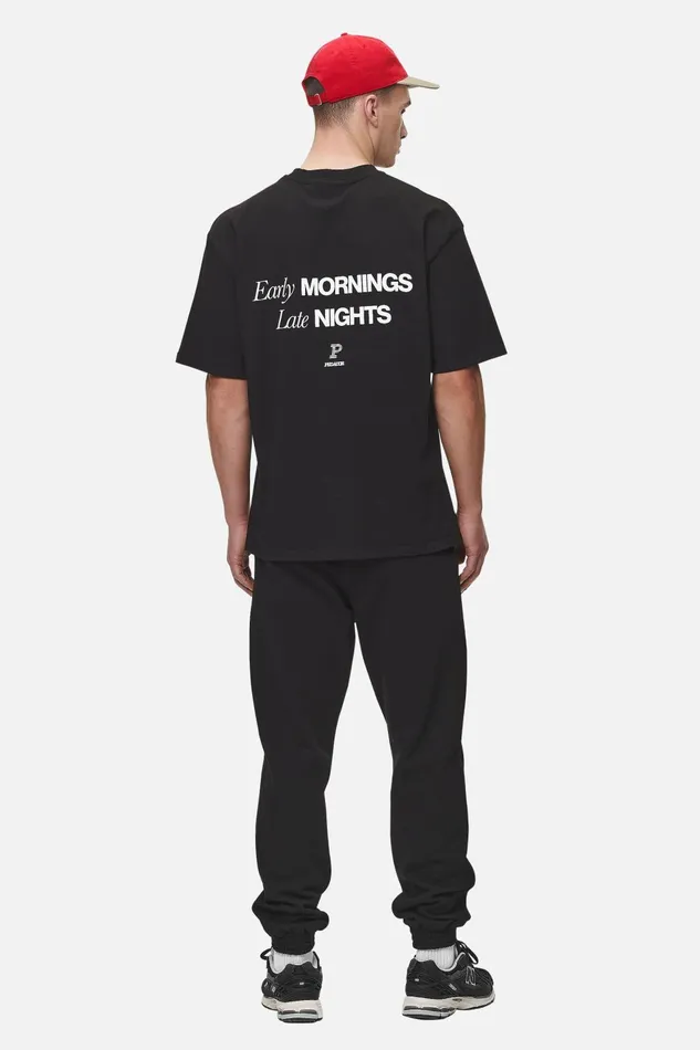 Men Pegador Tees Baldock Oversized Tee Washed Black Men Pegador Tees Baldock Oversized Tee Washed Black
