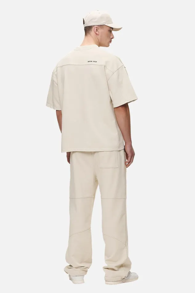 Men Pegador Tees Beech Terry Boxy Tee Washed Desert Sand Men Pegador Tees Beech Terry Boxy Tee Washed Desert Sand