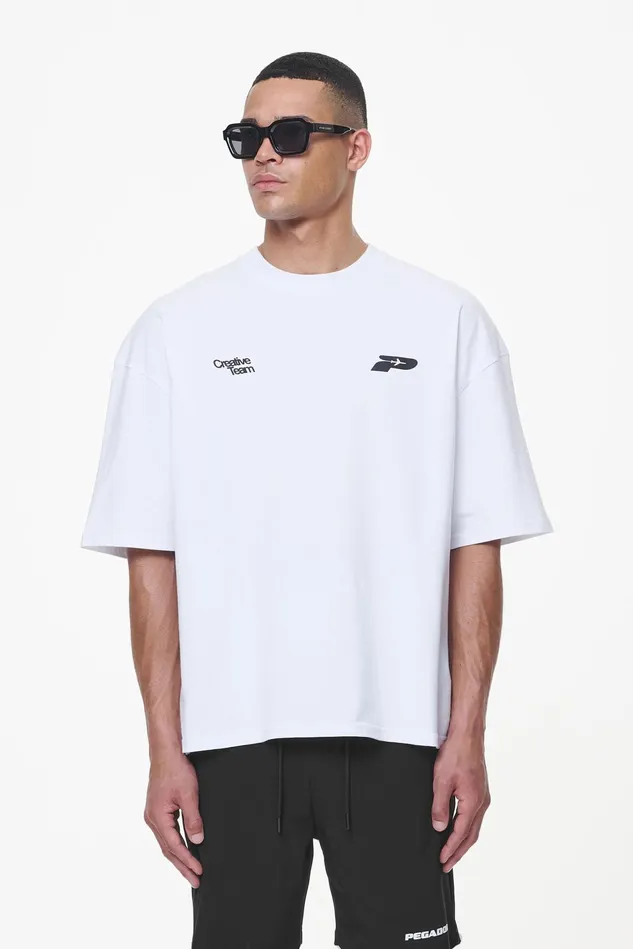 Men Pegador Tees Caesar Boxy Tee White Men Pegador Tees Caesar Boxy Tee White