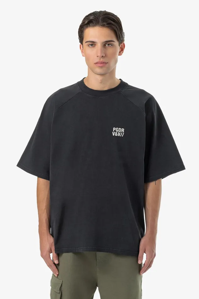 Men Pegador Tees Colt Boxy Raglan Tee Vintage Black Men Pegador Tees Colt Boxy Raglan Tee Vintage Black