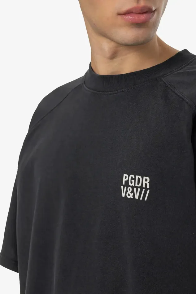 Men Pegador Tees Colt Boxy Raglan Tee Vintage Black Men Pegador Tees Colt Boxy Raglan Tee Vintage Black
