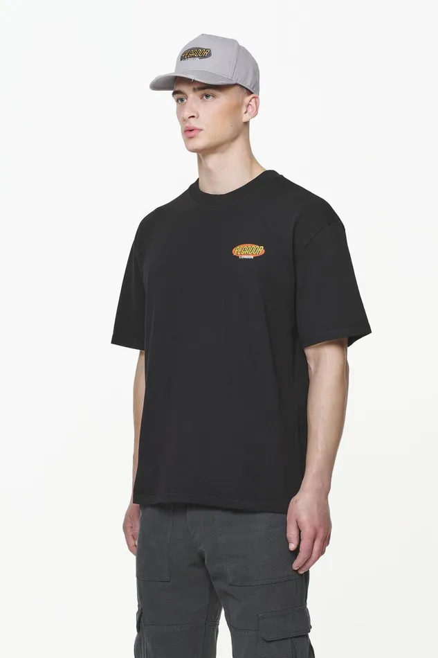 Men Pegador Tees Docks Oversized Tee Vintage Washed Onyx Black Men Pegador Tees Docks Oversized Tee Vintage Washed Onyx Black