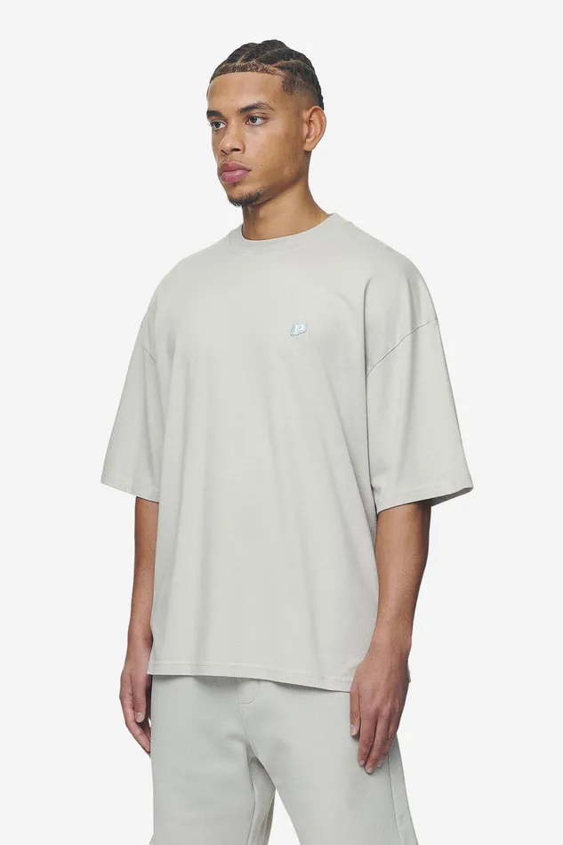 Men Pegador Tees Leono Boxy Tee Washed Pearl Grey Baby Blue Men Pegador Tees Leono Boxy Tee Washed Pearl Grey Baby Blue