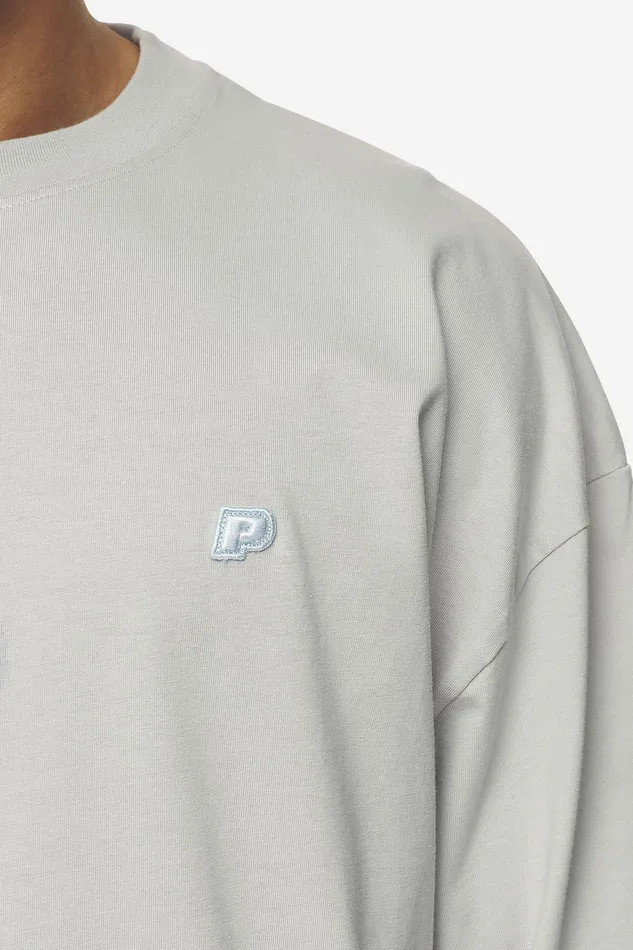 Men Pegador Tees Leono Boxy Tee Washed Pearl Grey Baby Blue Men Pegador Tees Leono Boxy Tee Washed Pearl Grey Baby Blue