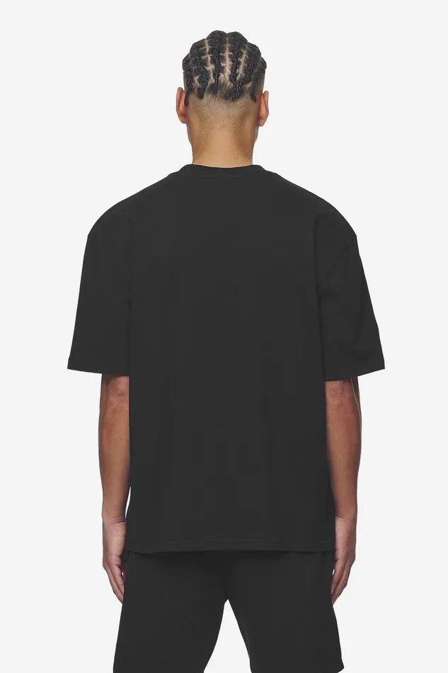 Men Pegador Tees Logo Oversized Tee Washed Black White Gum Men Pegador Tees Logo Oversized Tee Washed Black White Gum