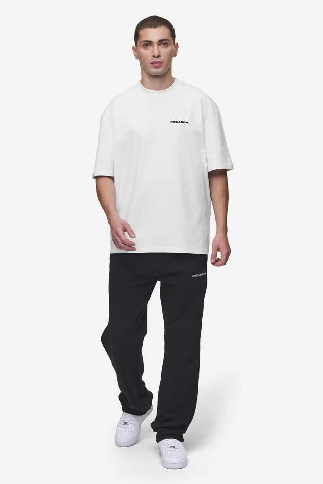 Men Pegador Tees Logo Oversized Tee White Men Pegador Tees Logo Oversized Tee White