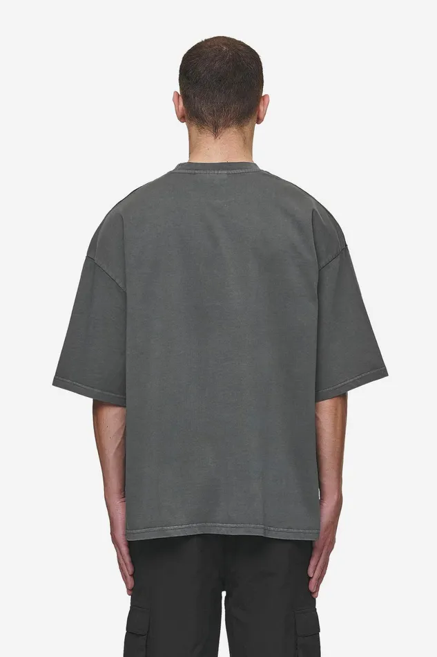 Men Pegador Tees Macon Boxy Tee Washed Anthracite Men Pegador Tees Macon Boxy Tee Washed Anthracite