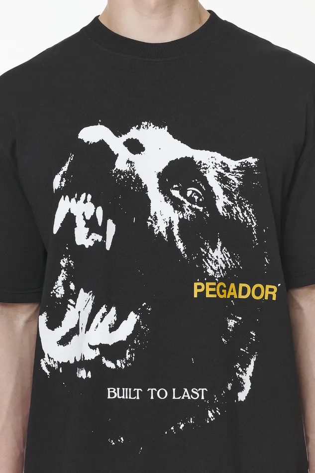 Men Pegador Tees Nether Oversized Tee Vintage Washed Onyx Black Men Pegador Tees Nether Oversized Tee Vintage Washed Onyx Black