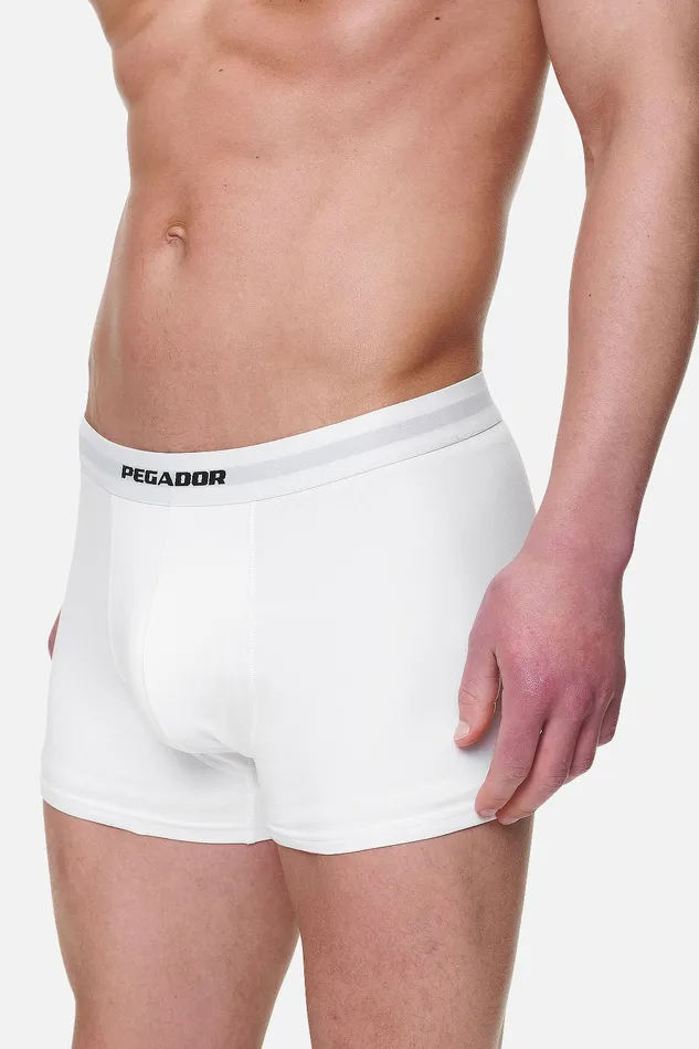 Men Pegador Underwear Camino Boxershorts Single Logo 3 Pack White White Men Pegador Underwear Camino Boxershorts Single Logo 3 Pack White White