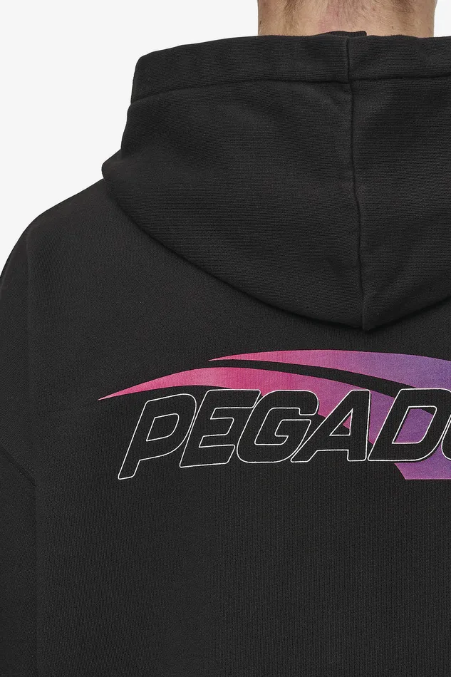 Men Pegador Zip Hoodies Clayton Oversized Sweat Jacket Washed Black Men Pegador Zip Hoodies Clayton Oversized Sweat Jacket Washed Black