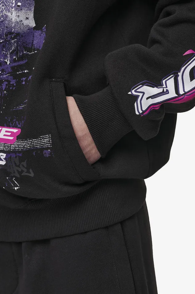Men Pegador Zip Hoodies Saxon Oversized Sweat Jacket Washed Black Men Pegador Zip Hoodies Saxon Oversized Sweat Jacket Washed Black