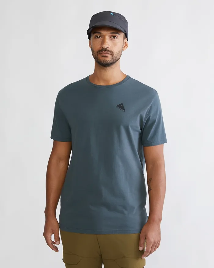 Men Runa Nomad Organic Cotton Short Sleeve Tee Pure Yellow Klttermusen TShirts