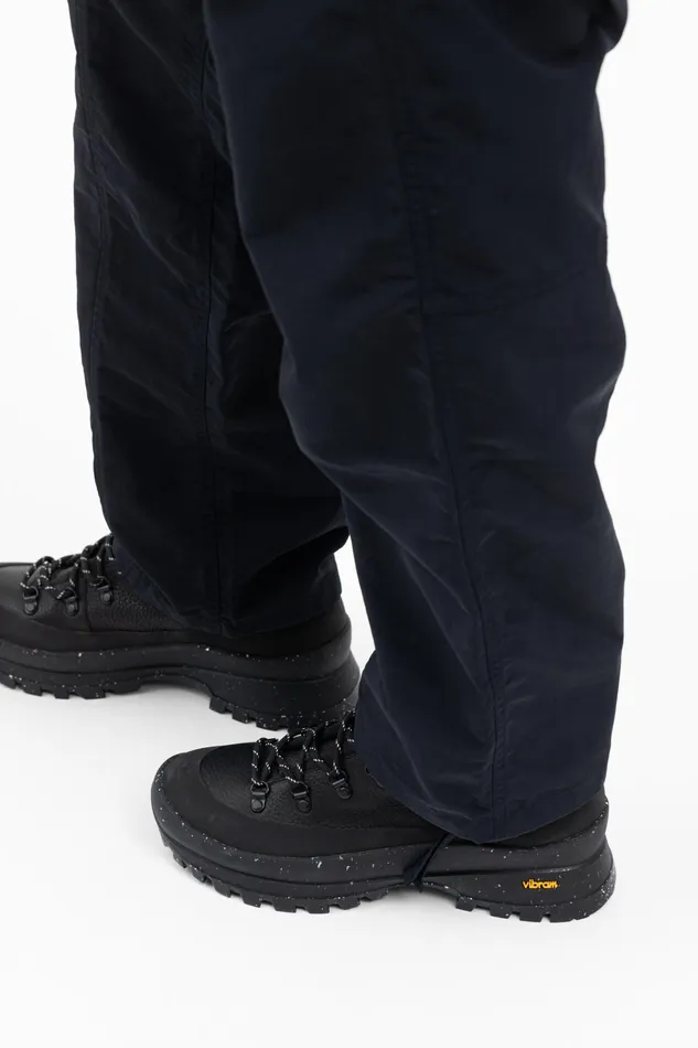 Men Sigur Waxed Nylon Fatigue Trouser Dark Navy Norse Projects Trousers