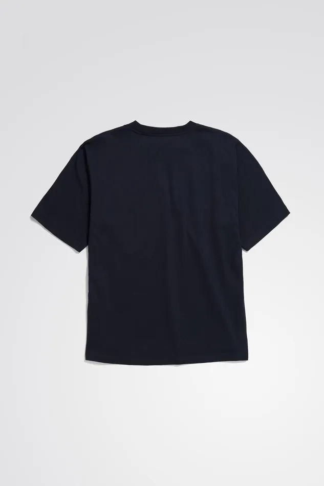 Men Simon Brush Print TShirt Dark Navy Norse Projects TShirts