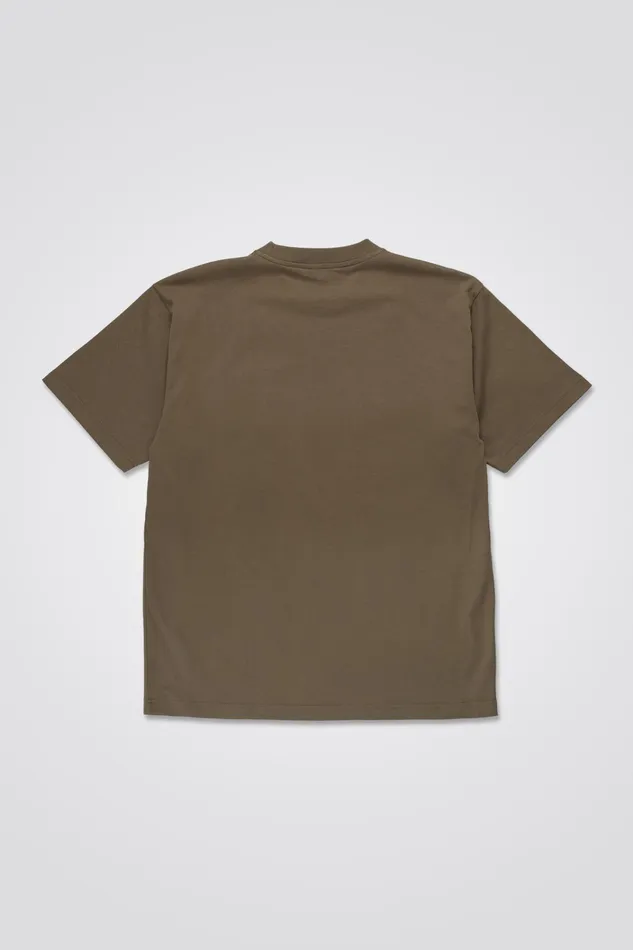 Men Simon Loose N Logo TShirt Sediment Green Norse Projects TShirts