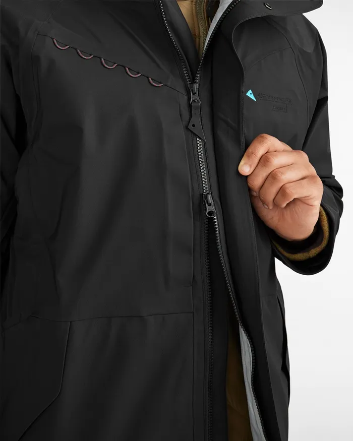 Men Skirner Waterproof Cutan Jacket Amber Gold Klttermusen Waterproof Jackets